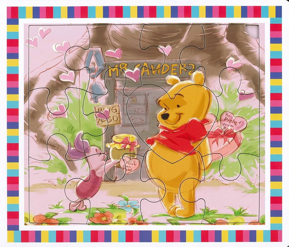 Amazon.co.jp: ジグソーブック／くまのプーさん : Disney: 本